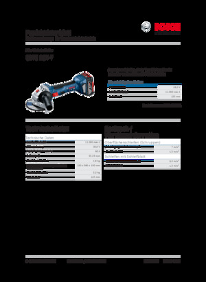 Meuleuses d'angle sans fil Bosch GWS 18V-7