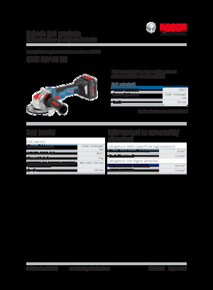 Meuleuses d'angle sans fil Bosch GWX 18V-10 SC