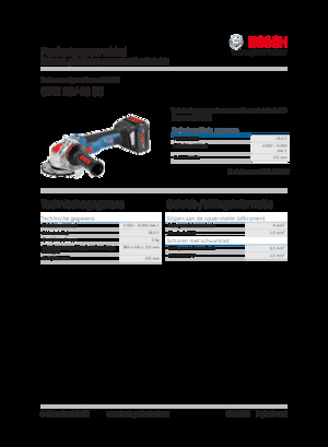 Meuleuses d'angle sans fil Bosch GWX 18V-10 SC