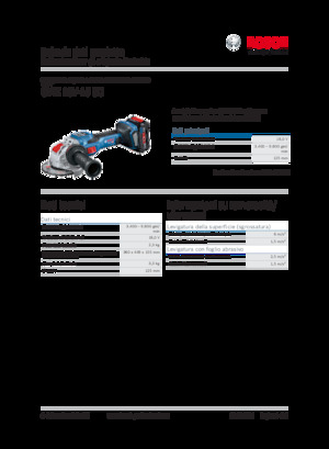 Meuleuses d'angle sans fil Bosch GWX 18V-15 SC