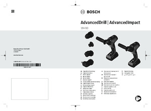 Perceuses et visseuses sans fil Bosch AdvancedImpact 18V-80 QuickSnap