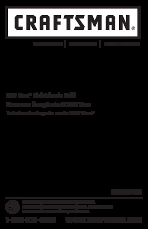 Perceuses et visseuses sans fil Craftsman CMCD750B 