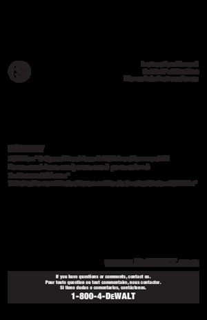 Perceuses et visseuses sans fil DEWALT DCD1007B