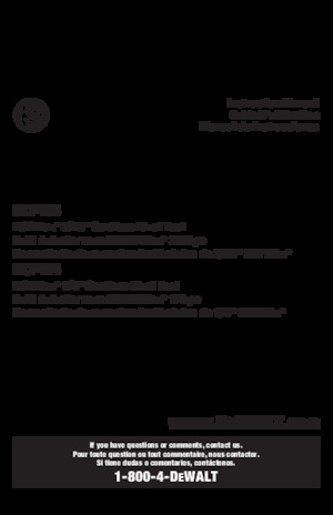 Perceuses et visseuses sans fil DEWALT DCF403D1