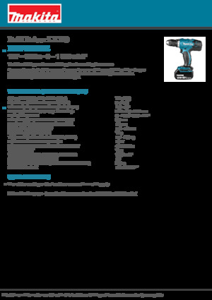 Perceuses et visseuses sans fil Makita DDF453RFE