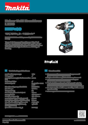 Perceuses et visseuses sans fil Makita DDF489