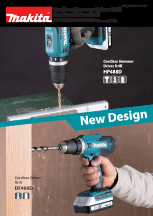 Perceuses et visseuses sans fil Makita DF488D