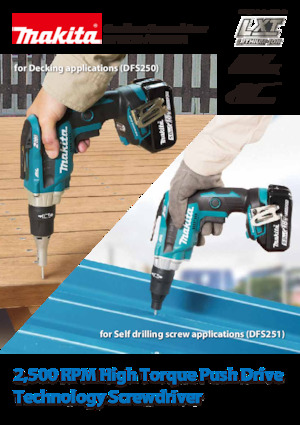Perceuses et visseuses sans fil Makita DFS250 