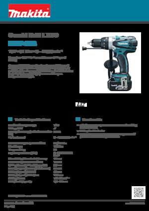 Perceuses et visseuses sans fil Makita DHP458
