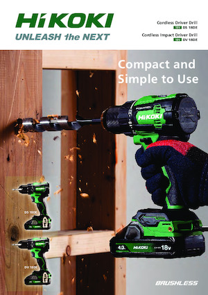 Perceuses et visseuses sans fil HiKOKI DS18DE