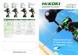 Perceuses et visseuses sans fil HiKOKI DV18DC