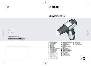 Perceuses et visseuses sans fil Bosch EasyImpact 12