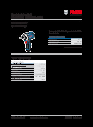 Perceuses et visseuses sans fil Bosch GDR 12V-105