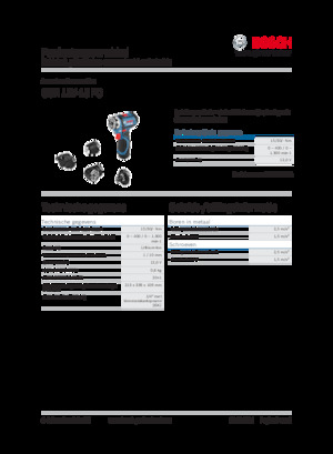Perceuses et visseuses sans fil Bosch GSR 12V-15 FC