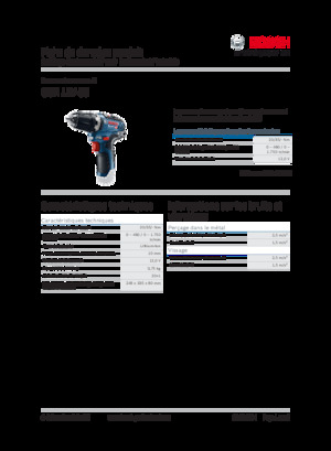 Perceuses et visseuses sans fil Bosch GSR 12V-35