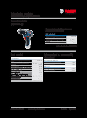Perceuses et visseuses sans fil Bosch GSR 12V-35