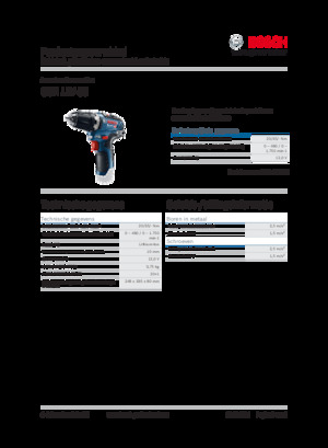 Perceuses et visseuses sans fil Bosch GSR 12V-35