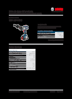Perceuses et visseuses sans fil Bosch GSR 18V-110 C