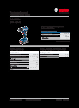 Perceuses et visseuses sans fil Bosch GSR 18V-45