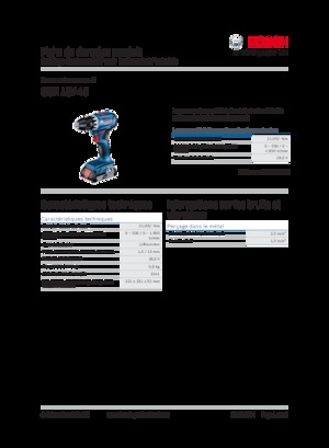Perceuses et visseuses sans fil Bosch GSR 18V-45