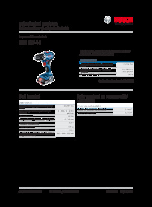 Perceuses et visseuses sans fil Bosch GSR 18V-45