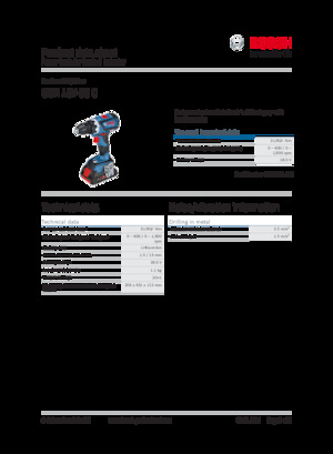 Perceuses et visseuses sans fil Bosch GSR 18V-60 C