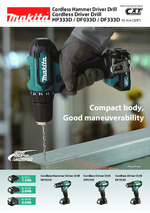 Perceuses et visseuses sans fil Makita DF033D