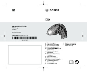 Perceuses et visseuses sans fil Bosch IXO 5
