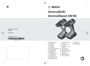 Perceuses et visseuses sans fil Bosch UniversalImpact 18V-60