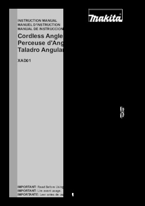 Perceuses et visseuses sans fil Makita XAD01Z