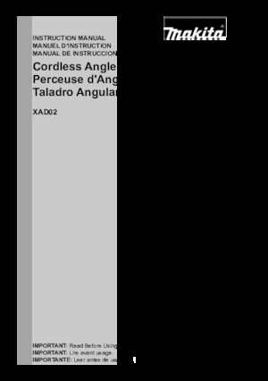 Perceuses et visseuses sans fil Makita XAD02