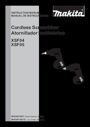 Perceuses et visseuses sans fil Makita XSF05Z
