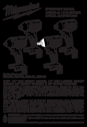 Clés et tournevis à chocs sans fil Milwaukee 2658-20