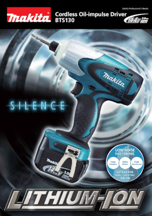 Clés et tournevis à chocs sans fil Makita BTS130 