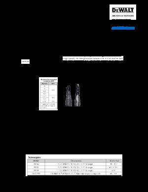 Clés et tournevis à chocs sans fil DEWALT DCF860B