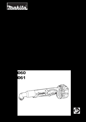 Clés et tournevis à chocs sans fil Makita DTL061 