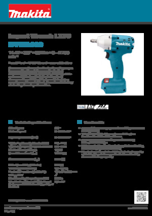 Clés et tournevis à chocs sans fil Makita DTWA100