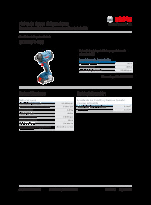 Clés et tournevis à chocs sans fil Bosch GDR 18V-160