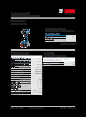 Clés et tournevis à chocs sans fil Bosch GDR 18V-210 C