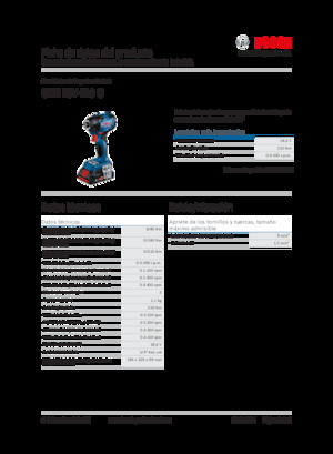 Clés et tournevis à chocs sans fil Bosch GDR 18V-210 C