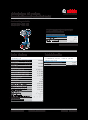 Clés et tournevis à chocs sans fil Bosch GDS 18V-450 HC