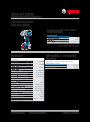 Clés et tournevis à chocs sans fil Bosch GDS 18V-450 HC