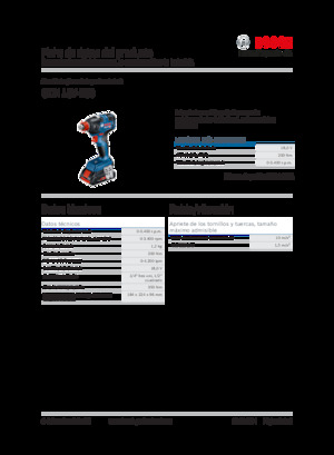 Clés et tournevis à chocs sans fil Bosch GDX 18V-200