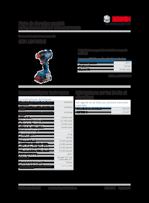 Clés et tournevis à chocs sans fil Bosch GDX 18V-210 C