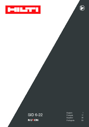 Clés et tournevis à chocs sans fil Hilti SID 6-22