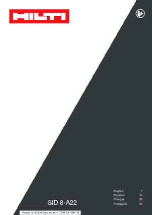 Clés et tournevis à chocs sans fil Hilti SID 8-A22 