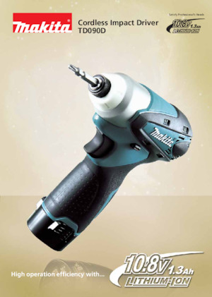 Clés et tournevis à chocs sans fil Makita TD090D