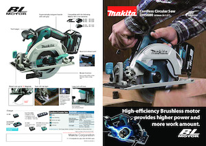 Scies à onglets sans fil Makita DHS680