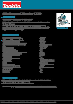 Scies à onglets sans fil Makita DLS211ZU