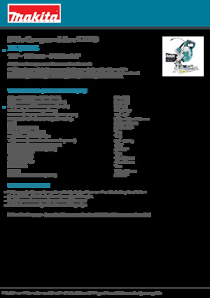 Scies à onglets sans fil Makita DLS600Z